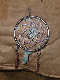  Dreamcatcher earring and necklace gemstone jewelry set