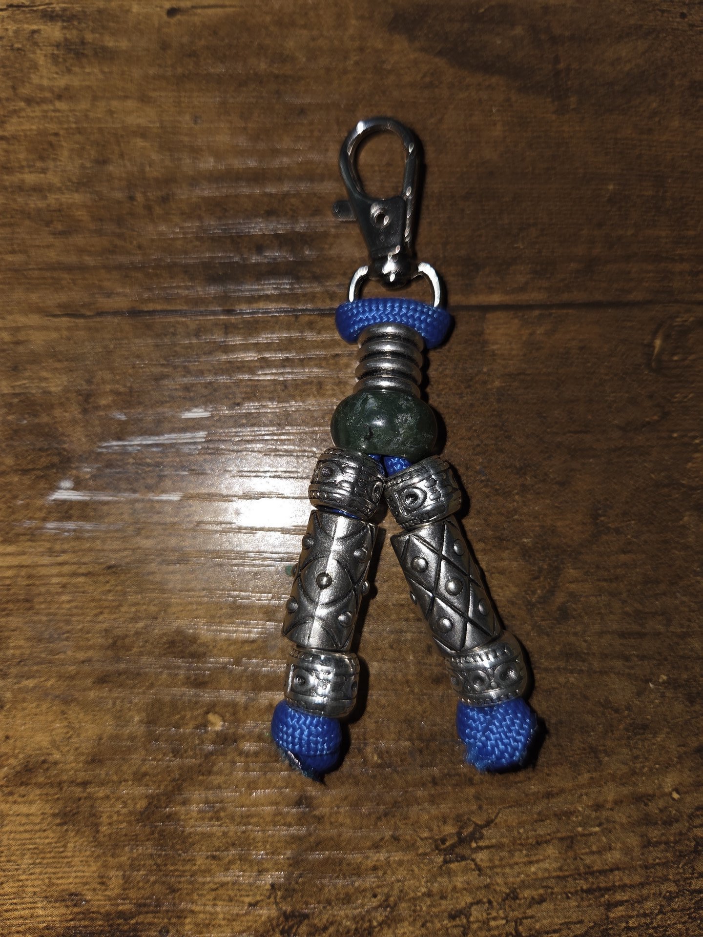 Royal Blue Paracord Keychain